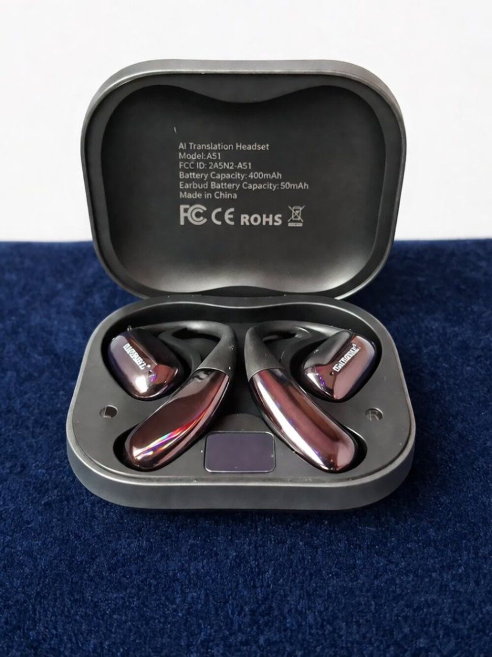 AI Translation Earbuds Real Time 165+ Languages Bluetooth Headphones